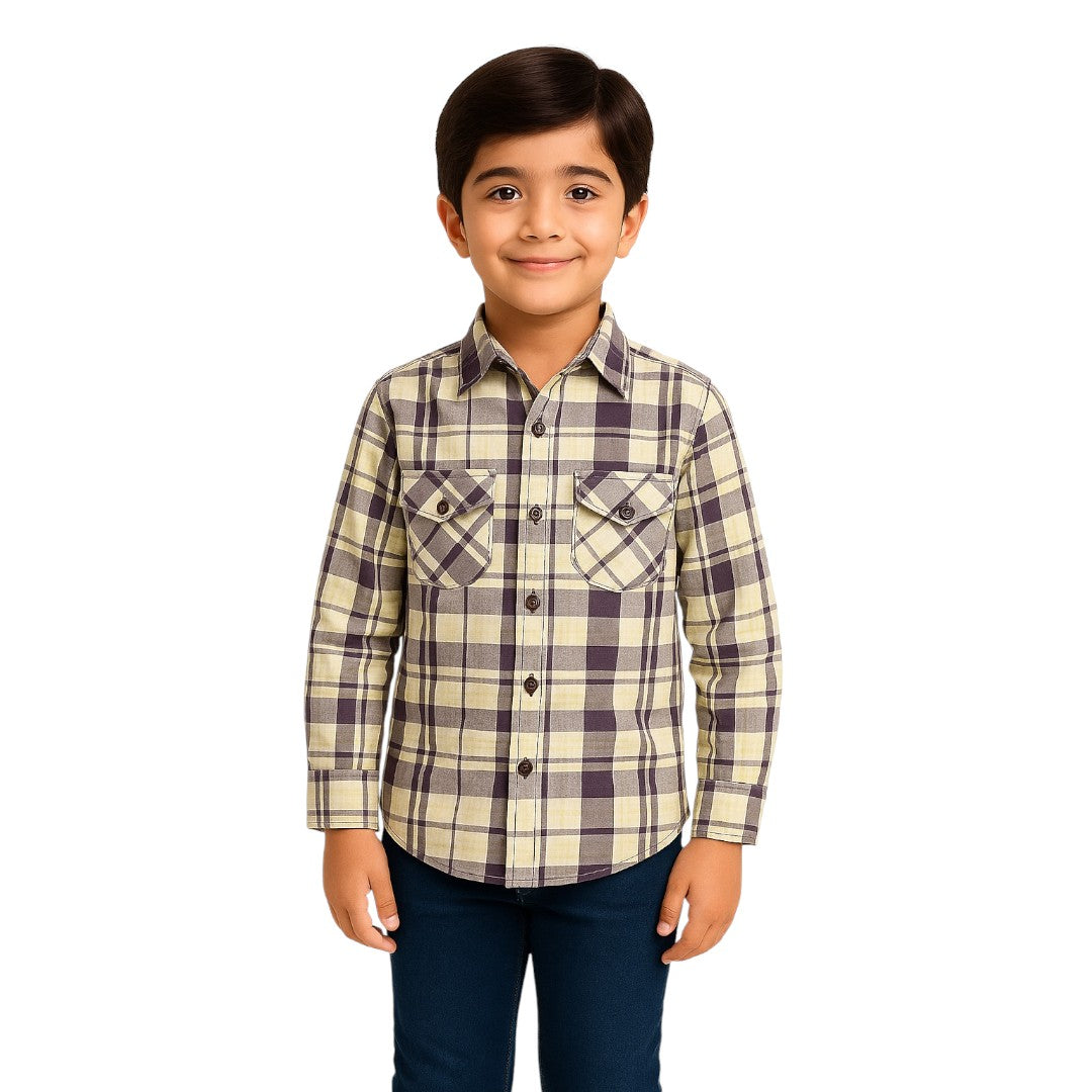 Boys Check Shirt