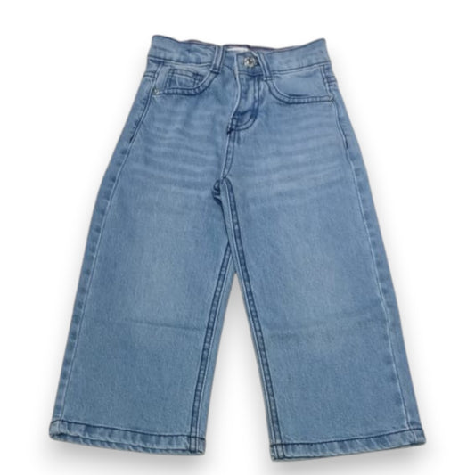Girls Light Blue Denim Pant