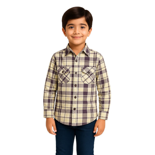 Boys Check Shirt