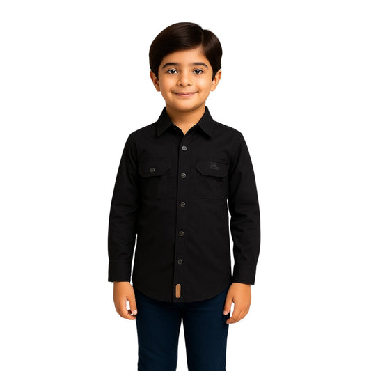 Boys Black Shirt