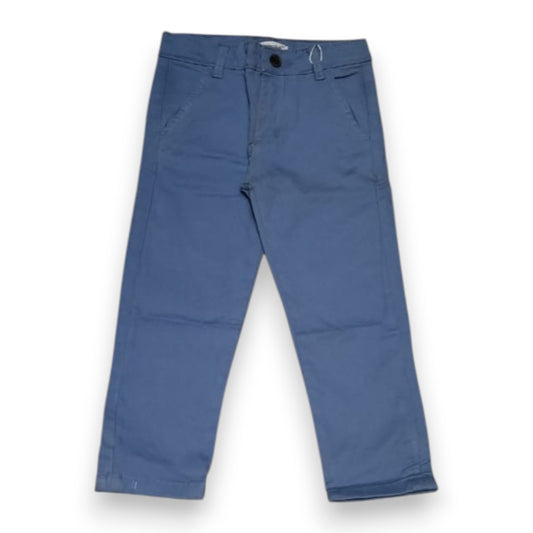 Boys Light Blue Cotton Pant