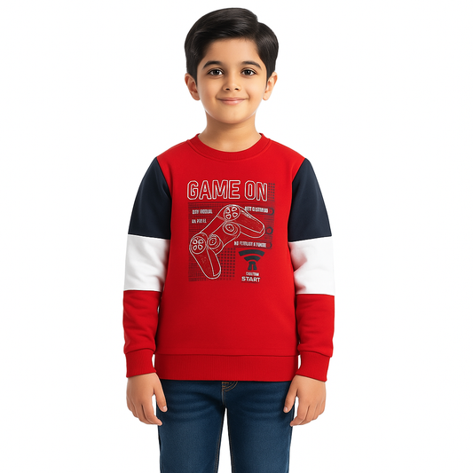 Boys Game On Sweatshirt