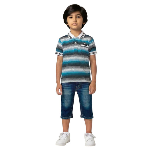 Boys Half Sleeves Polo Shirt