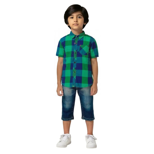 Boys Half Sleeve Shirt