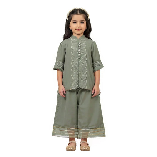 Boys Olive Green 2pc Suit