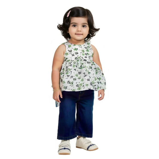 Girls White Frock