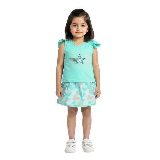 Girls Shirt And Skirt