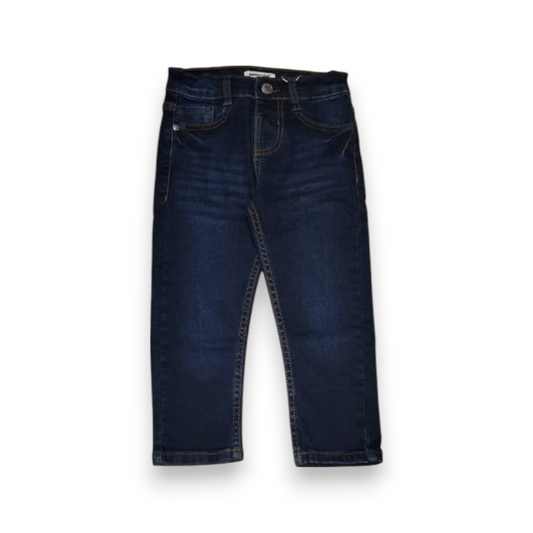 Boys Dark Blue Denim Pant